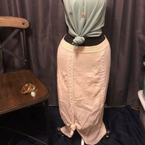 Linen Maxi Skirt